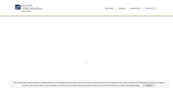 Desktop Screenshot of notariapardinas.com