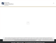 Tablet Screenshot of notariapardinas.com